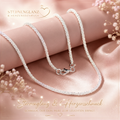 925 Sterling Silber Halskette 2 mm – Damen Kette 40–75 cm