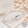 925 Sterling Silber Charm-Armband – Schlangenarmband für Charms | Sternglanz Herzensschmuck