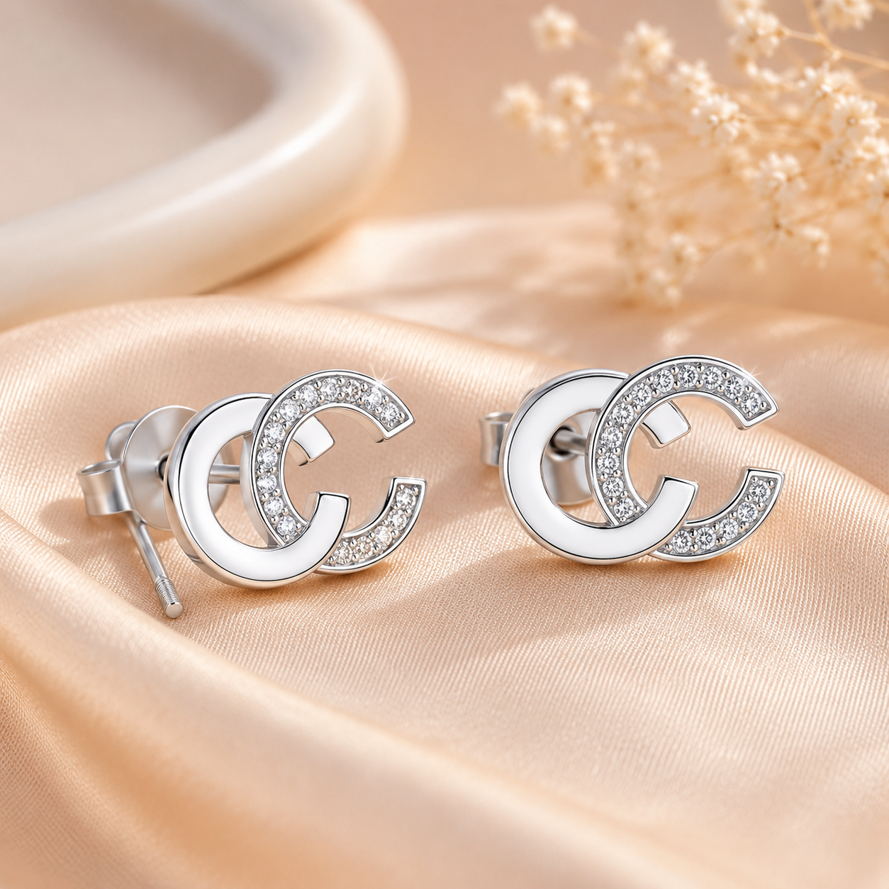 925 Sterling Silber Ohrstecker mit Zirkonia – Elegante Damen Ohrringe als Geschenk