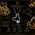 925 Sterling Silber Halskette mit AAA Zirkonia – Elegante Damen Kette als Geschenk