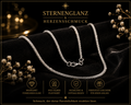 925 Sterling Silber Halskette 2 mm – Damen Kette 40–75 cm